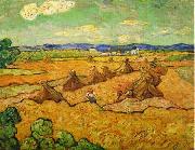 Vincent Van Gogh, Wheatfield with sheaves and reapers